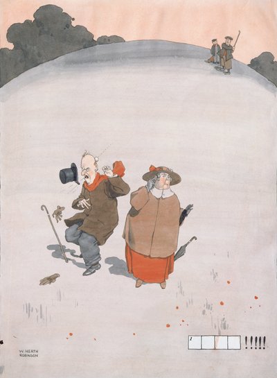 Otro Crucigrama Ilustrado Puzzlette Across, ilustración para la Revista Pearsons, número de Navidad 1925 de William Heath Robinson